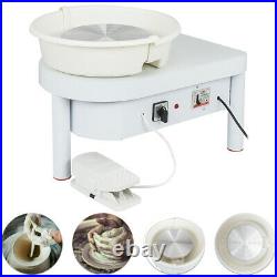 110V 250W Electric Pottery Wheel Ceramic Machine 25CM Work Clay Art Craft