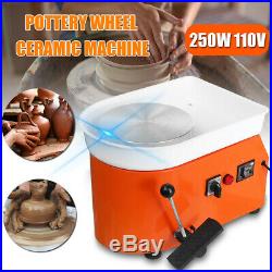 110V 25cm DIY Ceramic Electric Molding Machine Pottery Wheel For Work Art