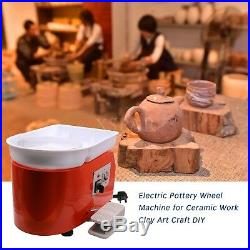 110V 350W Electric Pottery Wheel Machine for Ceramic Clay Art Craft US SHIP FREE