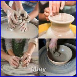 110V Electric Pottery Wheel Ceramic Machine 25CM Work Clay Art Craft 350W Pink