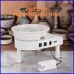 110V Electric Pottery Wheel Forming Machine Ceramic Work Clay Art Craft Machine