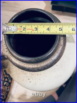 18.5 Vintage 1950s Orange Scheurich-Keramik Floor Vase, West Germany