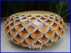 18 XL PLANTER large colorful mexican talavera ceramic handpainted folk art