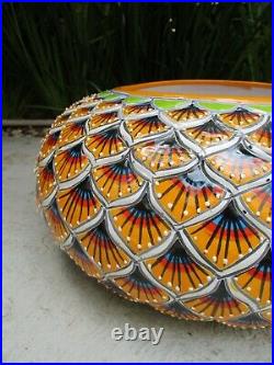 18 XL PLANTER large colorful mexican talavera ceramic handpainted folk art