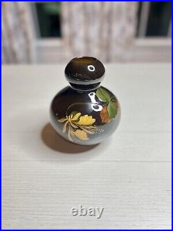 1900's Vintage Small Signed American Cambridge Art Pottery Terrhea Floral Vase