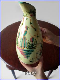 1960's BITOSSI ITALY MID-CENTURY MODERN ART POTTERY CERAMIC HAND DESIGN PITCHER