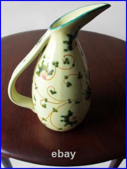 1960's BITOSSI ITALY MID-CENTURY MODERN ART POTTERY CERAMIC HAND DESIGN PITCHER