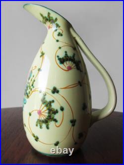1960's BITOSSI ITALY MID-CENTURY MODERN ART POTTERY CERAMIC HAND DESIGN PITCHER