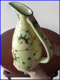 1960's BITOSSI ITALY MID-CENTURY MODERN ART POTTERY CERAMIC HAND DESIGN PITCHER