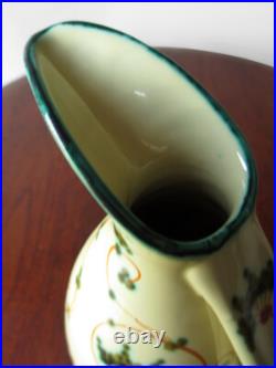 1960's BITOSSI ITALY MID-CENTURY MODERN ART POTTERY CERAMIC HAND DESIGN PITCHER