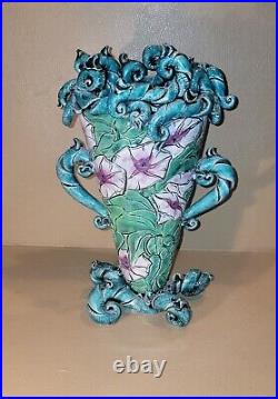 1960s Kerri Buxton 9x13 Pottery Ceramic Vase Beautiful