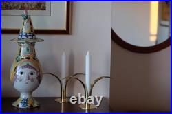 1966 Bjorn Wiinblad Vintage Ceramic Figurine Pitcher Vase Handmade Denmark