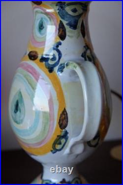 1966 Bjorn Wiinblad Vintage Ceramic Figurine Pitcher Vase Handmade Denmark