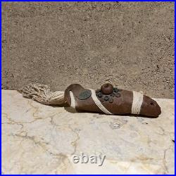 1970s Art Pottery Ceramic Pipe Abstract Flute Sculpture