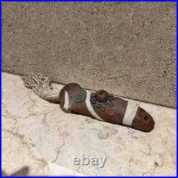 1970s Art Pottery Ceramic Pipe Abstract Flute Sculpture