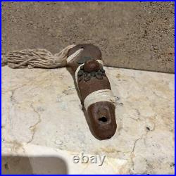 1970s Art Pottery Ceramic Pipe Abstract Flute Sculpture
