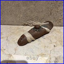 1970s Art Pottery Ceramic Pipe Abstract Flute Sculpture