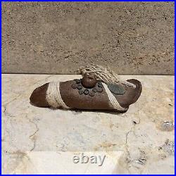 1970s Art Pottery Ceramic Pipe Abstract Flute Sculpture