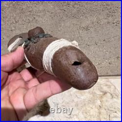 1970s Art Pottery Ceramic Pipe Abstract Flute Sculpture