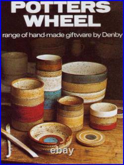 1973 David Yorath Denby England Mid-century Modern Art Pottery Ceramic Ashtray