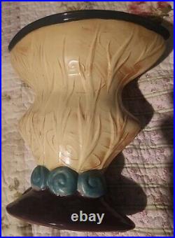 1992 Butter And Toast Art Studio Terracotta Vase Modernist Art Pottery MCM