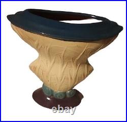 1992 Butter And Toast Art Studio Terracotta Vase Modernist Art Pottery MCM