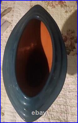 1992 Butter And Toast Art Studio Terracotta Vase Modernist Art Pottery MCM