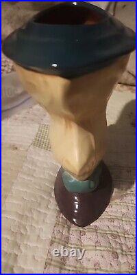 1992 Butter And Toast Art Studio Terracotta Vase Modernist Art Pottery MCM