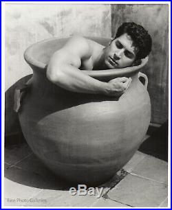 1995 Original Jay Jorgensen Male Nude Pottery Ceramics Silver Gelatin Art Photo