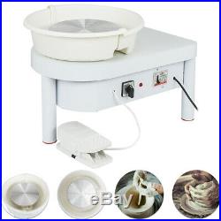 220V 250W Electric Pottery Wheel Machine For Ceramic Work Clay Art Craft 25CM