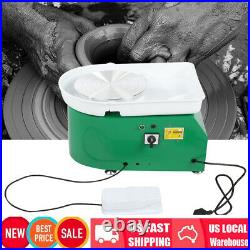 24CM 350W Electric Pottery Wheel Machine For Ceramic Work Clay Art Craft Molding
