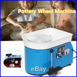 250W 110V Electric Pottery Wheel Ceramic Machine 25CM Work Clay Art Craft DIY