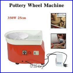 25CM 350W 110V Electric Pottery Wheel Machine Ceramic Work Clay Art Craft