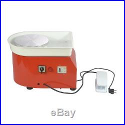 25CM 350W 110V Electric Pottery Wheel Machine Ceramic Work Clay Art Craft