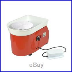 25CM 350W 110V Electric Pottery Wheel Machine Ceramic Work Clay Art Craft