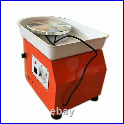 25CM 350W 110V Electric Pottery Wheel Machine Ceramic Work Clay Art Craft