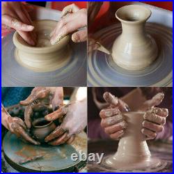 25CM 350W 110V Electric Pottery Wheel Machine Ceramic Work Clay Art Craft Orange