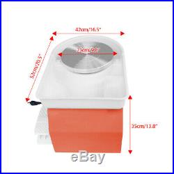 25CM 350W 110V Electric Pottery Wheel Machine Ceramic Work Clay Art Craft Orange