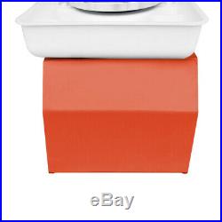 25CM 350W 110V Electric Pottery Wheel Machine Ceramic Work Clay Art Craft Orange