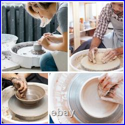 25CM 350W Electric Pottery Wheel Machine For Ceramic Work Clay Art Craft 110V US