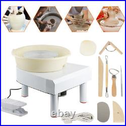 25CM 350W Electric Pottery Wheel Machine For Ceramic Work Clay Art Craft Molding