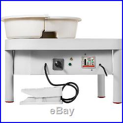 25CM Electric Pottery Wheel Ceramic Machine Work Clay Art Craft DIY 110V 250W