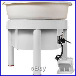 25CM Electric Pottery Wheel Ceramic Machine Work Clay Art Craft DIY 110V 250W