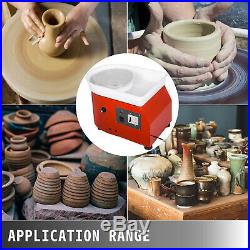 280W 110V Electric Pottery Wheel Ceramic Machine 25CM Work Clay Art Craft DIY