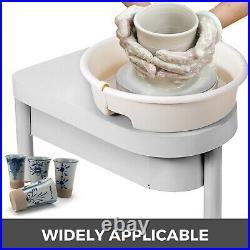 280W 25CM Electric Pottery Wheel Ceramic Machine Work Clay Art Craft DIY 110V A+