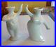 2 Abstract Modern Michael Lambert Art Ceramic Pottery Male Female Vase Figurine