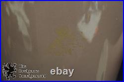 2 Jaru 1982 Art Pottery Ceramic Glazed Vases Urns Purple Mauve California 21