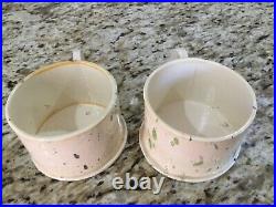 2 Vintage Peter Shire Echo Park Splatter Mugs Cups Pottery Ceramics Stamped