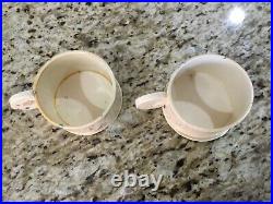 2 Vintage Peter Shire Echo Park Splatter Mugs Cups Pottery Ceramics Stamped