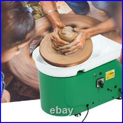 350W 110V Electric Pottery Wheel Ceramic Machine 25CM Work Clay Art Craft DIY US